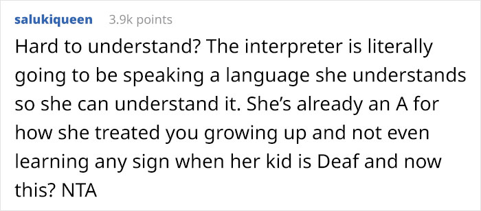 Unsupportive Mom Upset After Her Deaf Daughter Decides To Hold Her Wedding Ceremony In Sign Language Unsupportive Mom Upset After Her Deaf Daughter Decides To Hold Her Wedding Ceremony In Sign Language