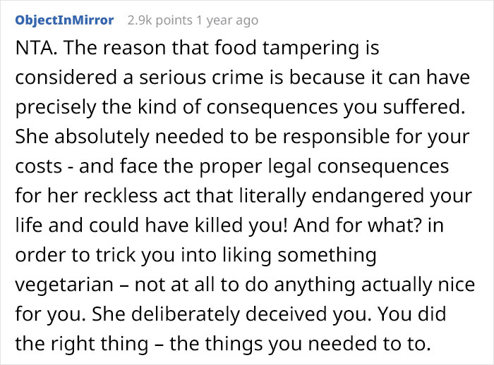 Woman Swaps Out Her Roommate’s Food With Vegan, Ends Up Charged With A Felony Woman Swaps Out Her Roommate’s Food With Vegan, Ends Up Charged With A Felony