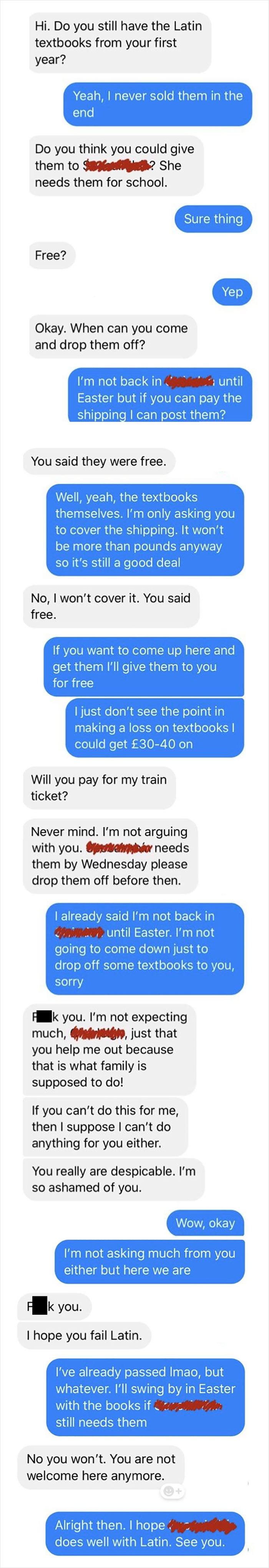 Relatives Who Deserve A Special Place In Hell For Being Annoyingly Entitled (30 Pics) Relatives Who Deserve A Special Place In Hell For Being Annoyingly Entitled (30 Pics)