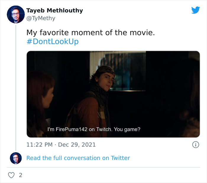 People Are Amused By These 30 Spot-On Reactions To Netflix’ New Film “Don’t Look Up” People Are Amused By These 30 Spot-On Reactions To Netflix’ New Film “Don’t Look Up”