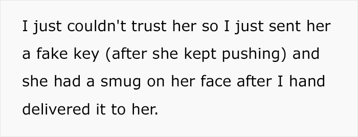 Woman Gives Her Mother In Law A Fake Key Copy To Her House She Was Supposed To Use In Emergency, MIL Gets Busted At Christmas Dinner Woman Gives Her Mother In Law A Fake Key Copy To Her House She Was Supposed To Use In Emergency, MIL Gets Busted At Christmas Dinner