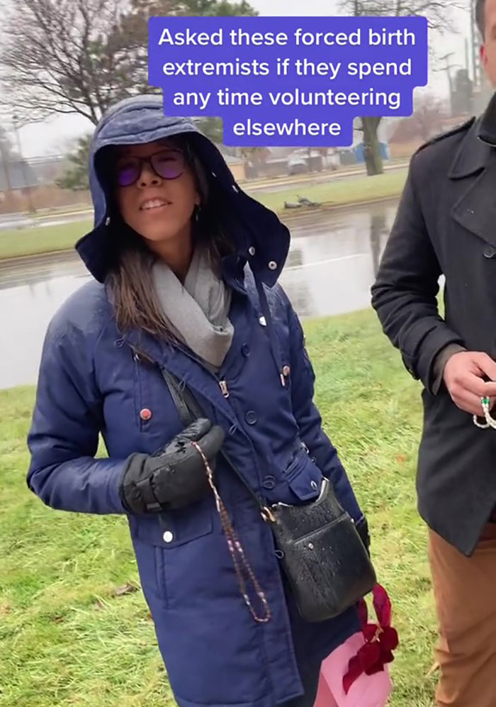 Woman Verbally Destroys Anti-Choice Heckler At Abortion Clinic Who Fails To Argue Why She’s Against Social Safety Nets For Born People Woman Verbally Destroys Anti-Choice Heckler At Abortion Clinic Who Fails To Argue Why She’s Against Social Safety Nets For Born People