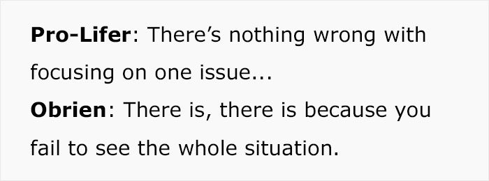 Woman Verbally Destroys Anti-Choice Heckler At Abortion Clinic Who Fails To Argue Why She’s Against Social Safety Nets For Born People Woman Verbally Destroys Anti-Choice Heckler At Abortion Clinic Who Fails To Argue Why She’s Against Social Safety Nets For Born People