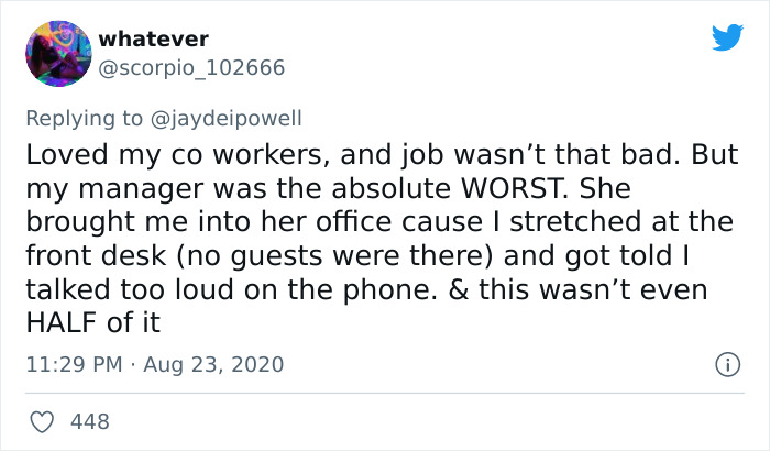 “Manager Brought Me Into Her Office Because I Stretched At The Front Desk”: 16 Employees Share Reasons For Leaving Their Toxic Jobs “Manager Brought Me Into Her Office Because I Stretched At The Front Desk”: 16 Employees Share Reasons For Leaving Their Toxic Jobs