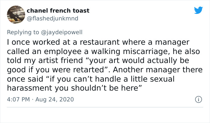 “Manager Brought Me Into Her Office Because I Stretched At The Front Desk”: 16 Employees Share Reasons For Leaving Their Toxic Jobs “Manager Brought Me Into Her Office Because I Stretched At The Front Desk”: 16 Employees Share Reasons For Leaving Their Toxic Jobs