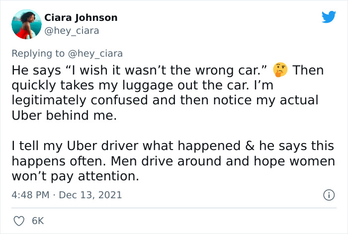 Woman Tweets Story Of How Checking An Uber Driver’s License Plate Saved Her From Possibly Being Trafficked Woman Tweets Story Of How Checking An Uber Driver’s License Plate Saved Her From Possibly Being Trafficked