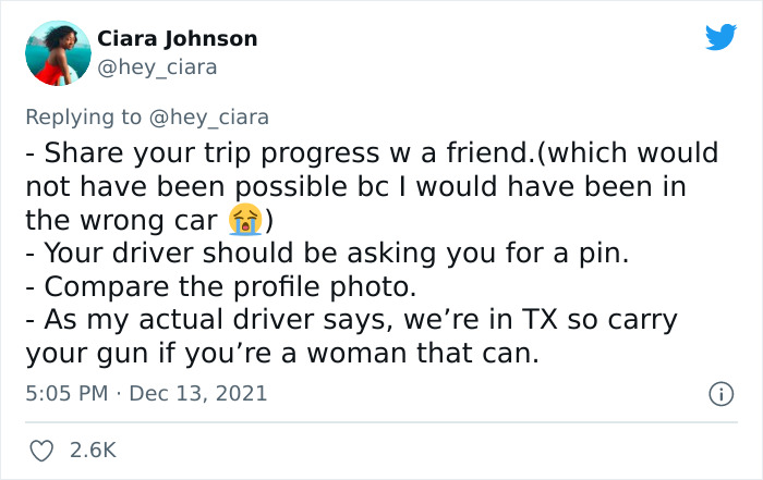 Woman Tweets Story Of How Checking An Uber Driver’s License Plate Saved Her From Possibly Being Trafficked Woman Tweets Story Of How Checking An Uber Driver’s License Plate Saved Her From Possibly Being Trafficked