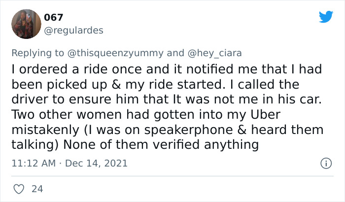 Woman Tweets Story Of How Checking An Uber Driver’s License Plate Saved Her From Possibly Being Trafficked Woman Tweets Story Of How Checking An Uber Driver’s License Plate Saved Her From Possibly Being Trafficked