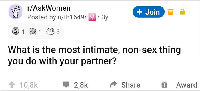 30 Women Share Non-Sexual But Intimate Things They Do With Their Partners 30 Women Share Non-Sexual But Intimate Things They Do With Their Partners