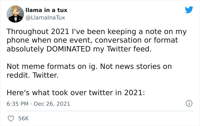 Twitter User Recaps 2021, Reminds Us Just How Crazy This Year Was Twitter User Recaps 2021, Reminds Us Just How Crazy This Year Was