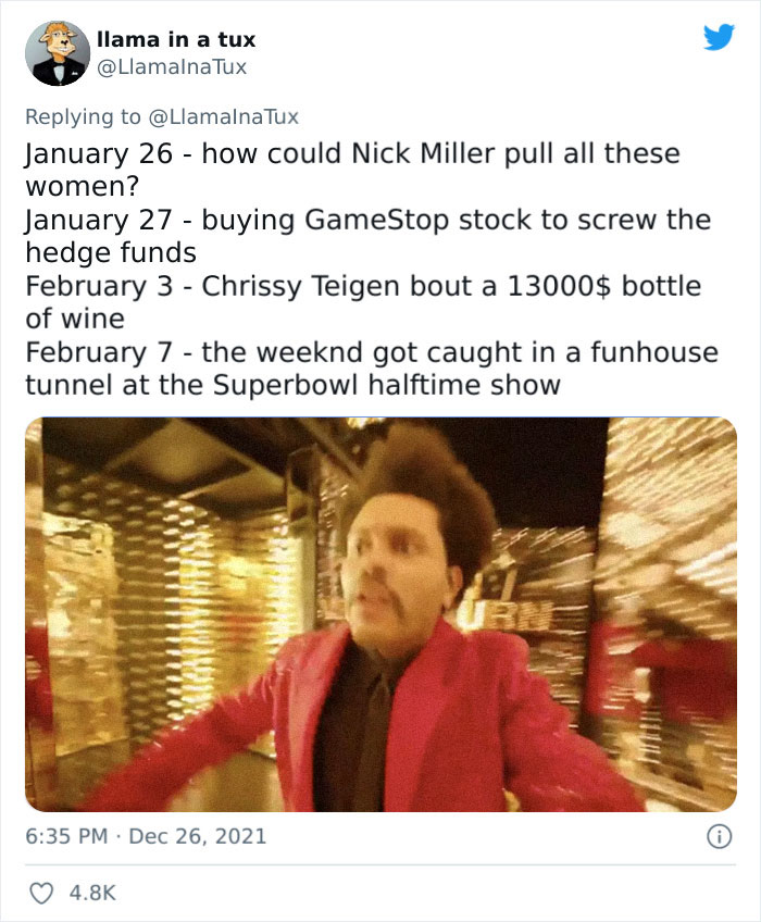 Twitter User Recaps 2021, Reminds Us Just How Crazy This Year Was Twitter User Recaps 2021, Reminds Us Just How Crazy This Year Was