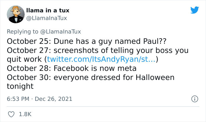 Twitter User Recaps 2021, Reminds Us Just How Crazy This Year Was Twitter User Recaps 2021, Reminds Us Just How Crazy This Year Was