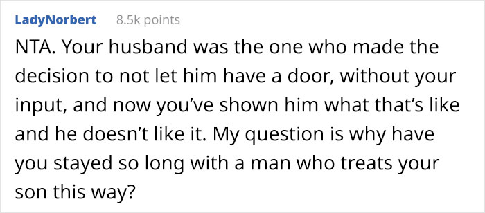 &ldquo;Now He Is Refusing To Even Sleep In The Same Bed As Me&rdquo;: Parents Get Into A Fight When Mom Secretly Installs A Door In Teenage Son&rsquo;s Room Despite The Dad Disagreeing