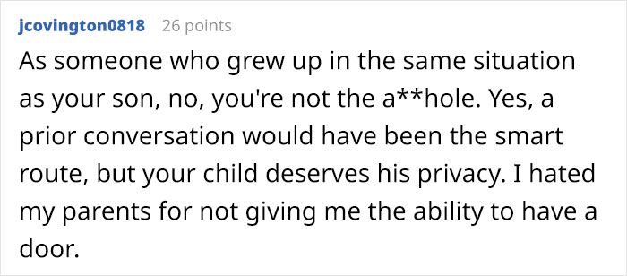 &ldquo;Now He Is Refusing To Even Sleep In The Same Bed As Me&rdquo;: Parents Get Into A Fight When Mom Secretly Installs A Door In Teenage Son&rsquo;s Room Despite The Dad Disagreeing
