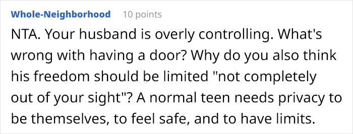 &ldquo;Now He Is Refusing To Even Sleep In The Same Bed As Me&rdquo;: Parents Get Into A Fight When Mom Secretly Installs A Door In Teenage Son&rsquo;s Room Despite The Dad Disagreeing