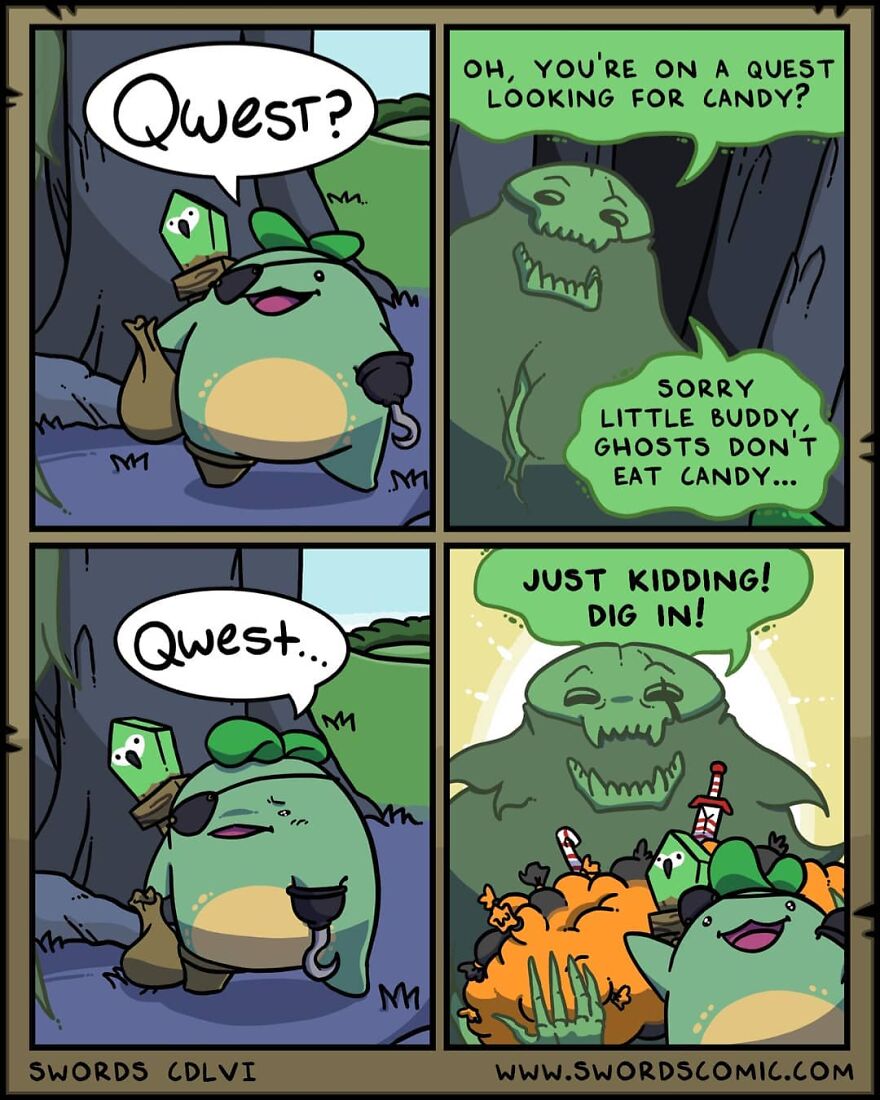 I Make Comics About A Fantasy World Where Everyone And Everything’s Weapon Of Choice Is A Sword (23 Pics) I Make Comics About A Fantasy World Where Everyone And Everything’s Weapon Of Choice Is A Sword (23 Pics)