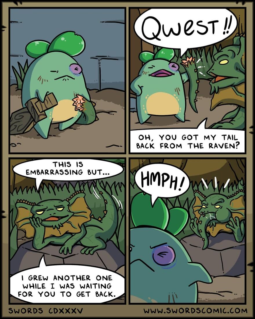 I Make Comics About A Fantasy World Where Everyone And Everything’s Weapon Of Choice Is A Sword (23 Pics) I Make Comics About A Fantasy World Where Everyone And Everything’s Weapon Of Choice Is A Sword (23 Pics)