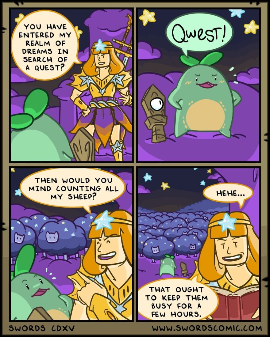 I Make Comics About A Fantasy World Where Everyone And Everything’s Weapon Of Choice Is A Sword (23 Pics) I Make Comics About A Fantasy World Where Everyone And Everything’s Weapon Of Choice Is A Sword (23 Pics)