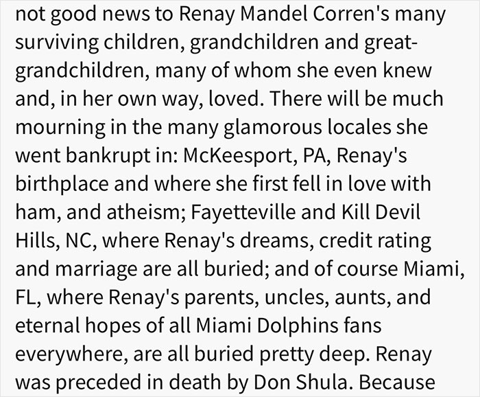 People Are Cracking Up Over This Hilariously Savage Obituary Gay Son Wrote For His Mother People Are Cracking Up Over This Hilariously Savage Obituary Gay Son Wrote For His Mother