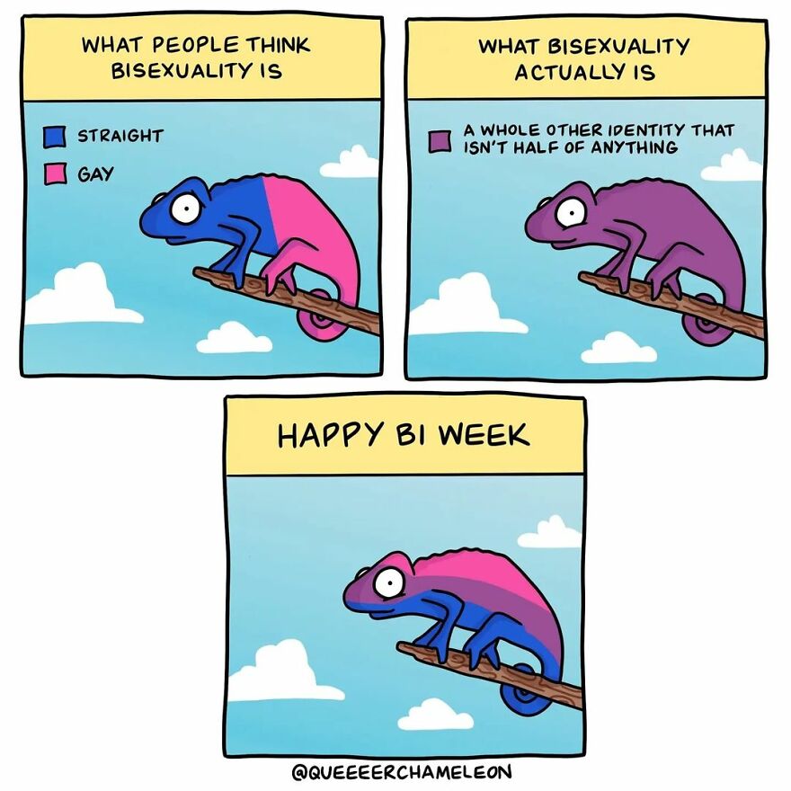 Artist Creates Queer Chameleon Comics Where The Characters Talk About Their Sexualities And Identities (26 Pics)