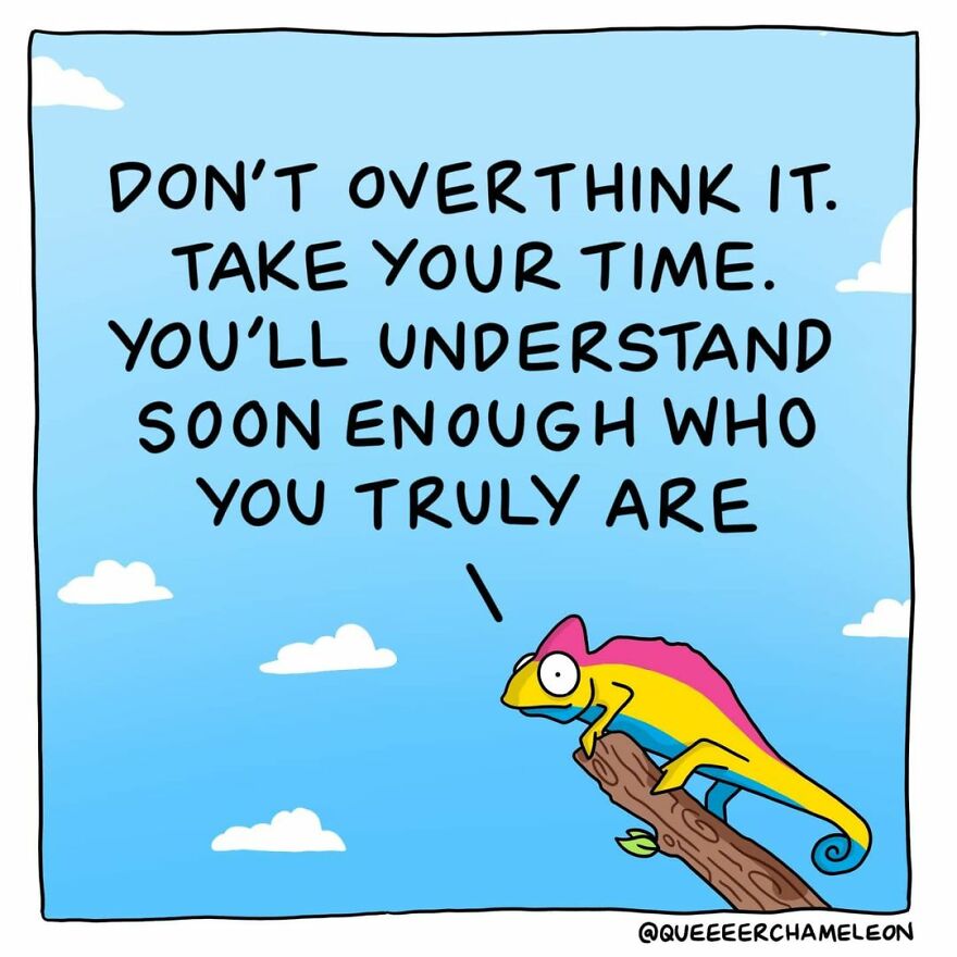 Artist Creates Queer Chameleon Comics Where The Characters Talk About Their Sexualities And Identities (26 Pics)