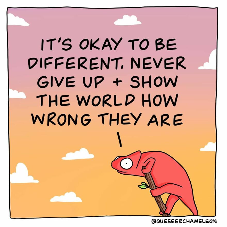 Artist Creates Queer Chameleon Comics Where The Characters Talk About Their Sexualities And Identities (26 Pics)