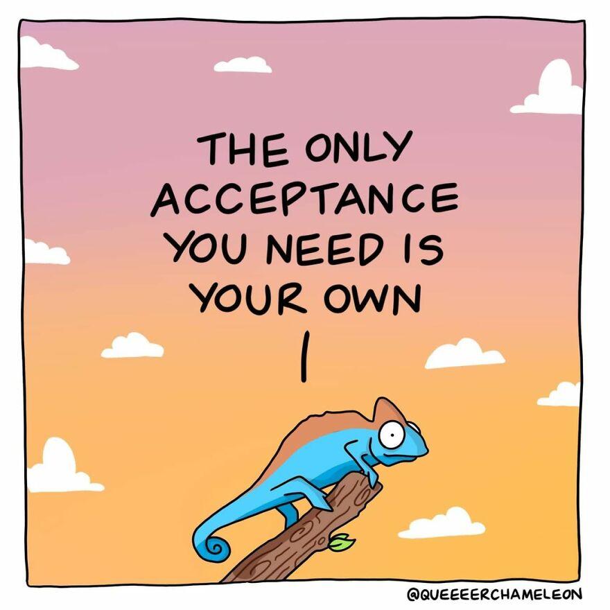 Artist Creates Queer Chameleon Comics Where The Characters Talk About Their Sexualities And Identities (26 Pics)