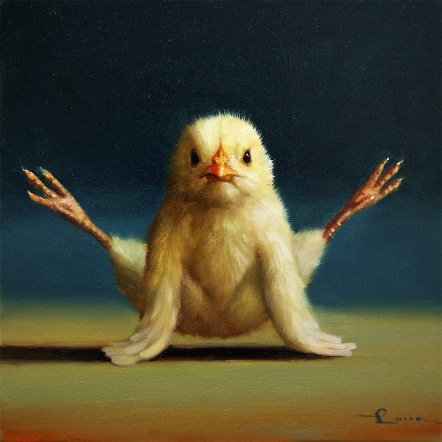 Artist Paints Chicks Doing Yoga Poses, And Here Are The Best 15 Pics Artist Paints Chicks Doing Yoga Poses, And Here Are The Best 15 Pics