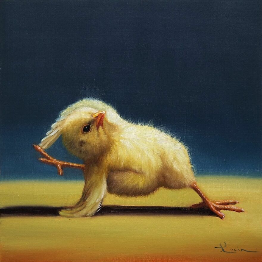 Artist Paints Chicks Doing Yoga Poses, And Here Are The Best 15 Pics Artist Paints Chicks Doing Yoga Poses, And Here Are The Best 15 Pics