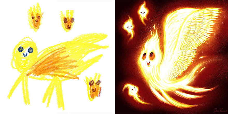 I Created An Account Where Professional Artists Recreate Children’s Monster Drawings Each Week (35 New Pics) I Created An Account Where Professional Artists Recreate Children’s Monster Drawings Each Week (35 New Pics)