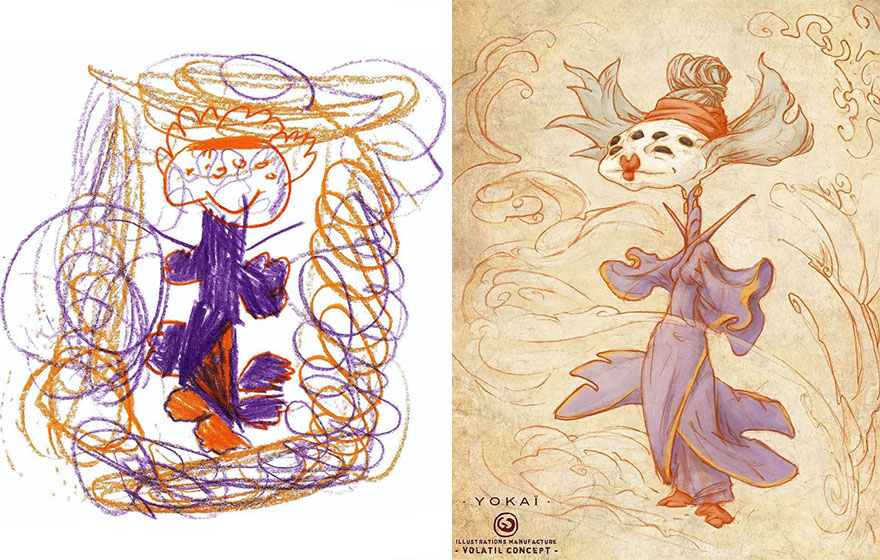 I Created An Account Where Professional Artists Recreate Children’s Monster Drawings Each Week (35 New Pics) I Created An Account Where Professional Artists Recreate Children’s Monster Drawings Each Week (35 New Pics)