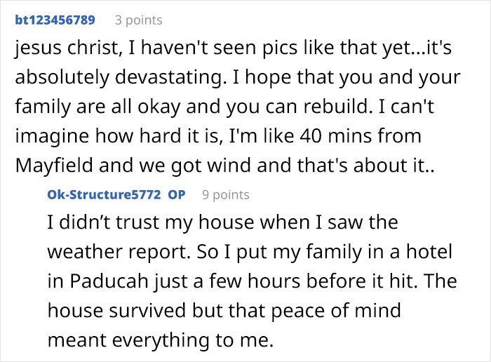 Guy Snaps Eye-Opening Photos Of Mayfield Tornado Aftermath, Goes Viral With 155K Upvotes Guy Snaps Eye-Opening Photos Of Mayfield Tornado Aftermath, Goes Viral With 155K Upvotes