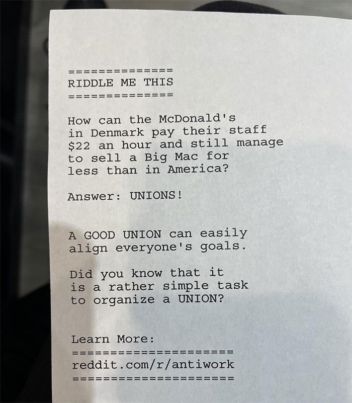 Hackers Attack Businesses’ Printers, Make Them Print “Antiwork” Messages Instead Of Receipts