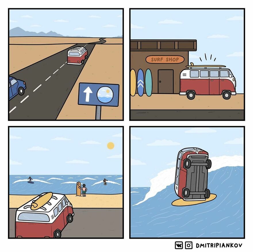 This Artist Makes Dark Humor Comics With Surprising Endings (30 Pics) This Artist Makes Dark Humor Comics With Surprising Endings (30 Pics)