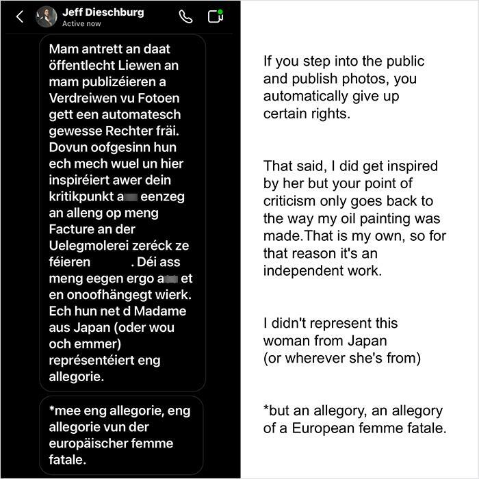 World Famous Photographer Accuses Artist Of Ripping Off Her Work, Is Shocked By His Response
