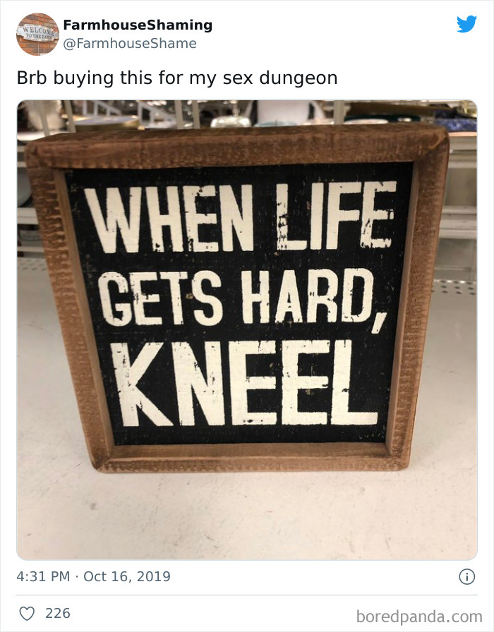 This Twitter Account Is Shaming Homes That Try Too Hard To Come Off As Chic Farmhouses, Here Are 40 Of Its Funniest Pics This Twitter Account Is Shaming Homes That Try Too Hard To Come Off As Chic Farmhouses, Here Are 40 Of Its Funniest Pics