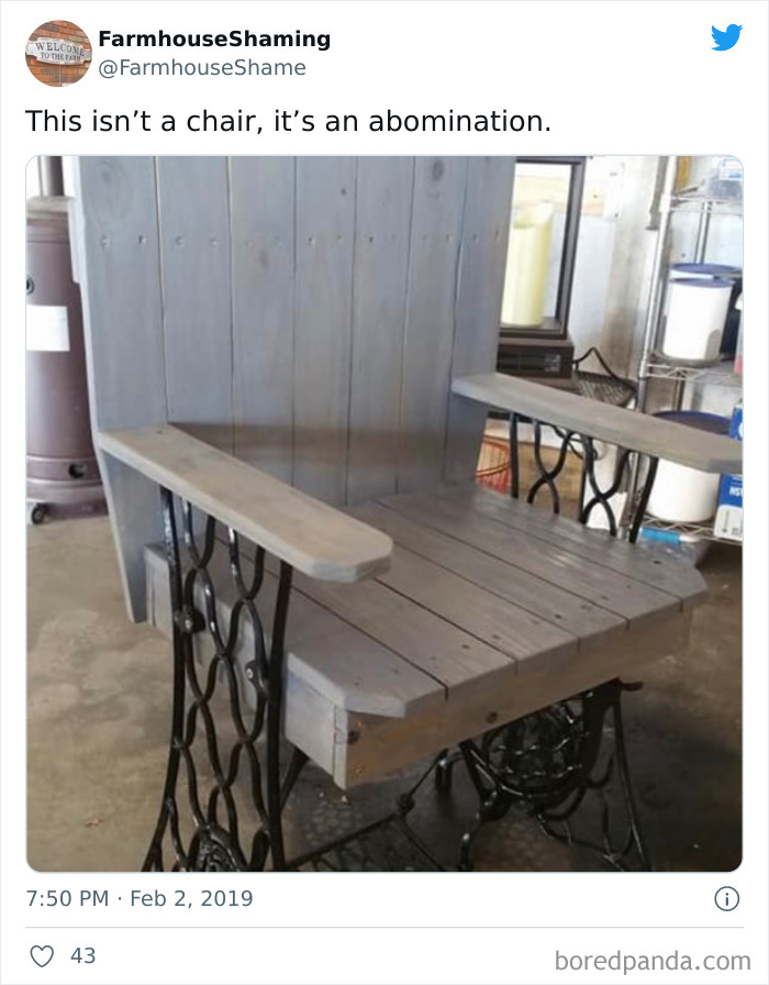 This Twitter Account Is Shaming Homes That Try Too Hard To Come Off As Chic Farmhouses, Here Are 40 Of Its Funniest Pics This Twitter Account Is Shaming Homes That Try Too Hard To Come Off As Chic Farmhouses, Here Are 40 Of Its Funniest Pics