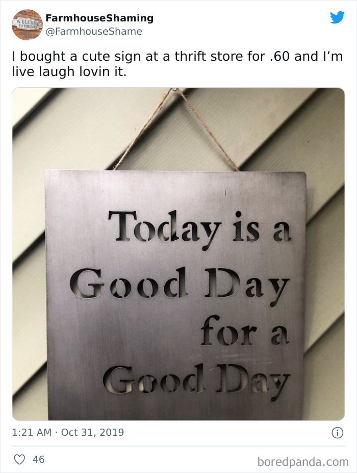 This Twitter Account Is Shaming Homes That Try Too Hard To Come Off As Chic Farmhouses, Here Are 40 Of Its Funniest Pics This Twitter Account Is Shaming Homes That Try Too Hard To Come Off As Chic Farmhouses, Here Are 40 Of Its Funniest Pics