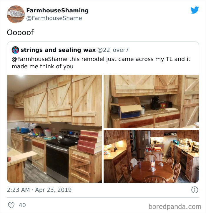This Twitter Account Is Shaming Homes That Try Too Hard To Come Off As Chic Farmhouses, Here Are 40 Of Its Funniest Pics This Twitter Account Is Shaming Homes That Try Too Hard To Come Off As Chic Farmhouses, Here Are 40 Of Its Funniest Pics