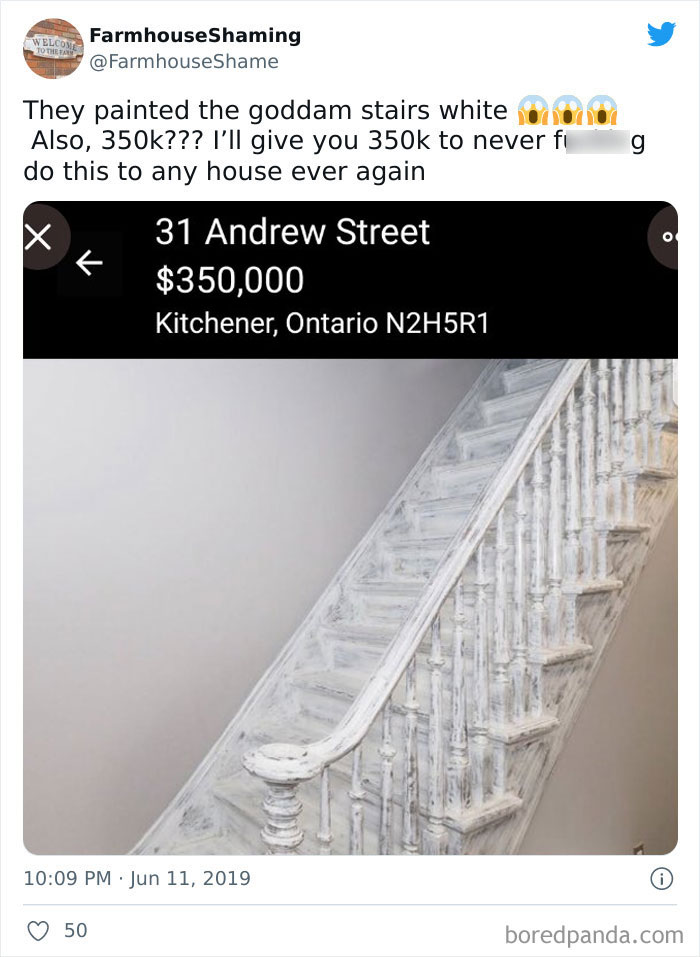 This Twitter Account Is Shaming Homes That Try Too Hard To Come Off As Chic Farmhouses, Here Are 40 Of Its Funniest Pics This Twitter Account Is Shaming Homes That Try Too Hard To Come Off As Chic Farmhouses, Here Are 40 Of Its Funniest Pics