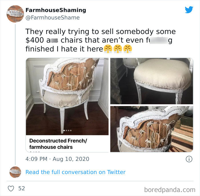 This Twitter Account Is Shaming Homes That Try Too Hard To Come Off As Chic Farmhouses, Here Are 40 Of Its Funniest Pics This Twitter Account Is Shaming Homes That Try Too Hard To Come Off As Chic Farmhouses, Here Are 40 Of Its Funniest Pics