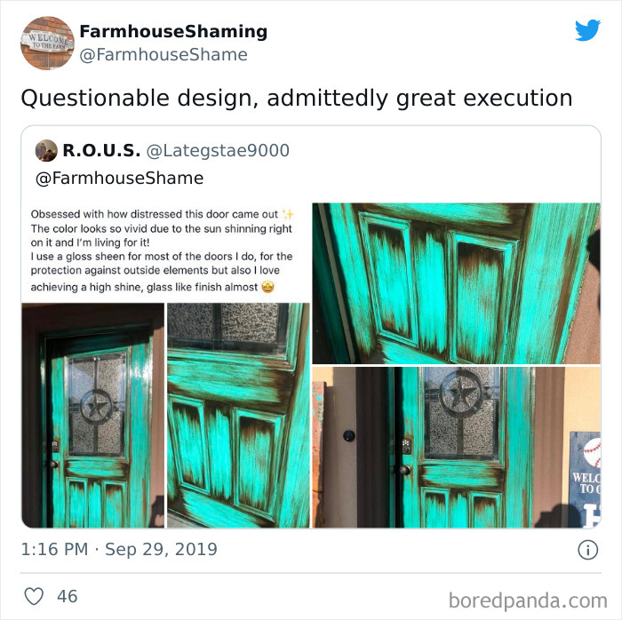 This Twitter Account Is Shaming Homes That Try Too Hard To Come Off As Chic Farmhouses, Here Are 40 Of Its Funniest Pics This Twitter Account Is Shaming Homes That Try Too Hard To Come Off As Chic Farmhouses, Here Are 40 Of Its Funniest Pics