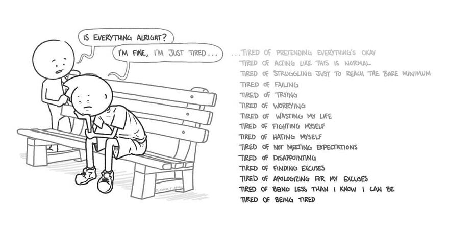 30 Everyday Life Comics About Mental Health By This Artist 30 Everyday Life Comics About Mental Health By This Artist