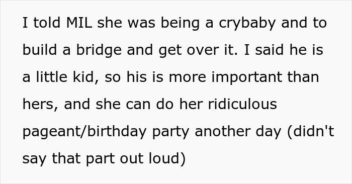“AITA For Calling My MIL A Crybaby And Saying Her Birthday Isn’t As Important As My Son’s First Birthday?” “AITA For Calling My MIL A Crybaby And Saying Her Birthday Isn’t As Important As My Son’s First Birthday?”