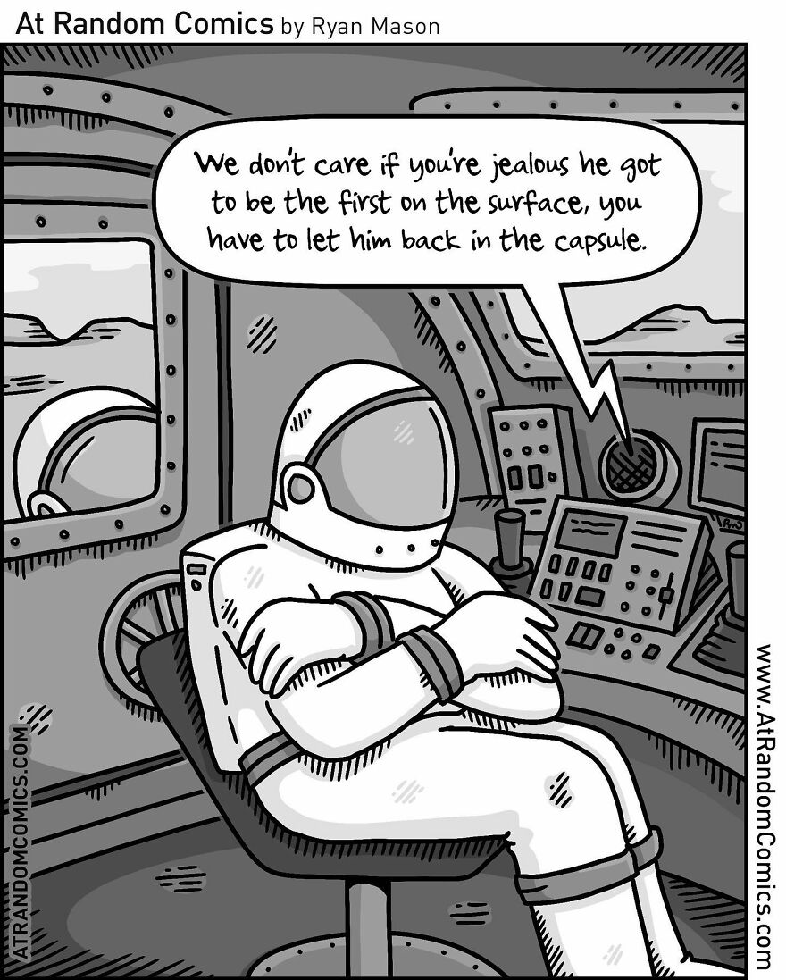 “At Random Comics”: 30 Witty Single-Panel Cartoons By This Artist (New Pics) “At Random Comics”: 30 Witty Single-Panel Cartoons By This Artist (New Pics)