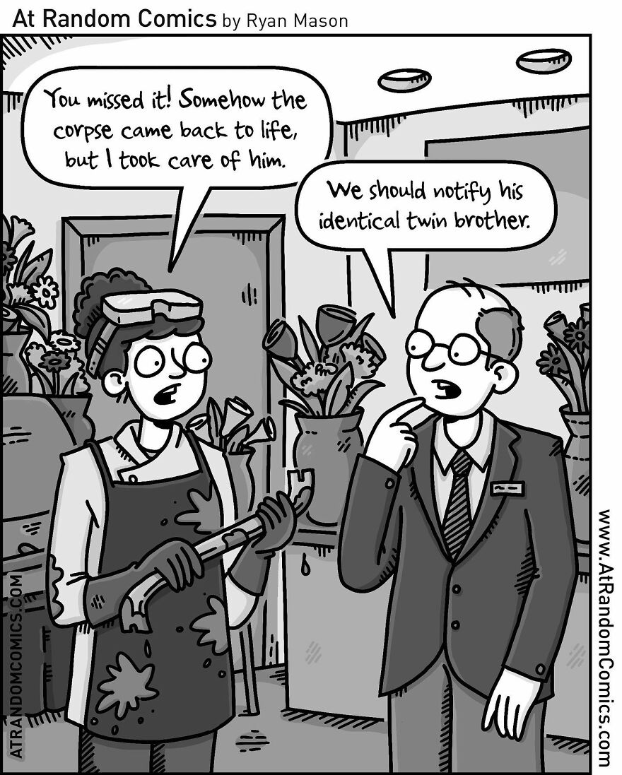 “At Random Comics”: 30 Witty Single-Panel Cartoons By This Artist (New Pics) “At Random Comics”: 30 Witty Single-Panel Cartoons By This Artist (New Pics)