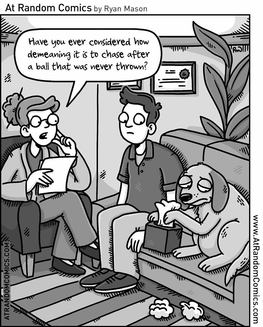 “At Random Comics”: 30 Witty Single-Panel Cartoons By This Artist (New Pics) “At Random Comics”: 30 Witty Single-Panel Cartoons By This Artist (New Pics)