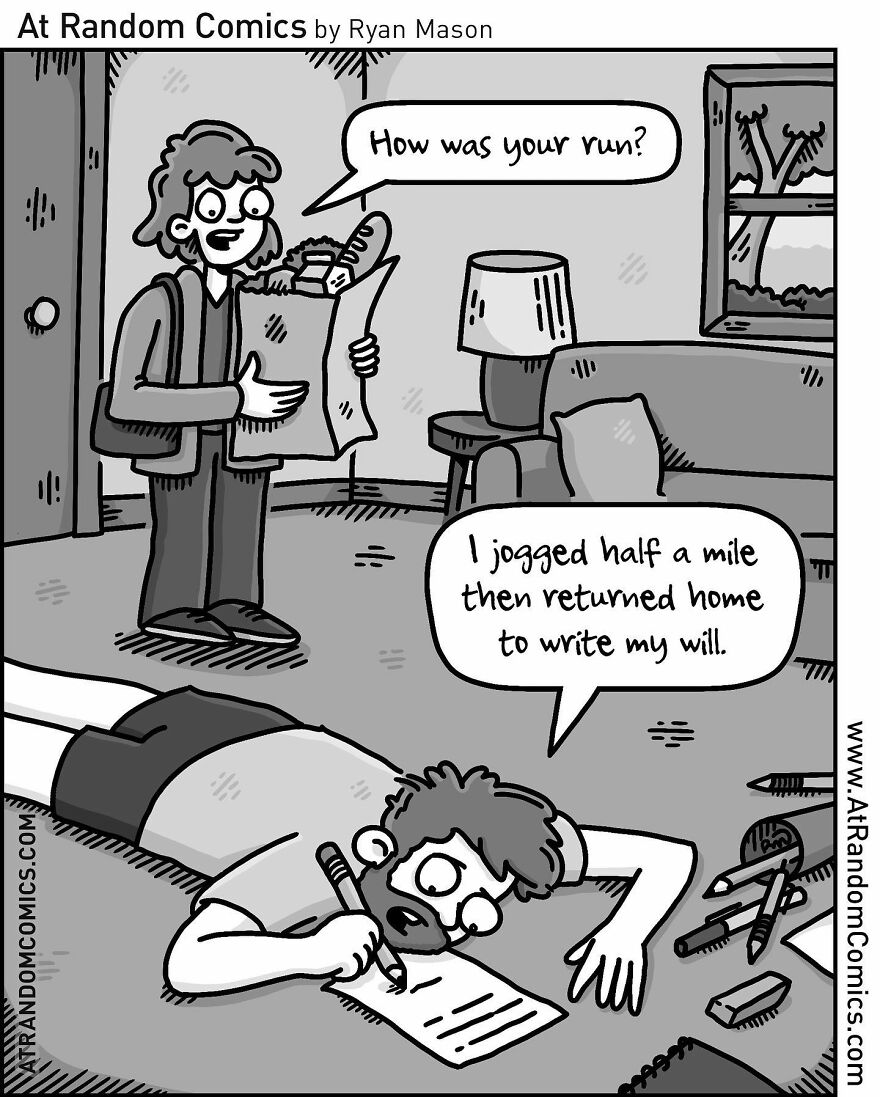 “At Random Comics”: 30 Witty Single-Panel Cartoons By This Artist (New Pics) “At Random Comics”: 30 Witty Single-Panel Cartoons By This Artist (New Pics)