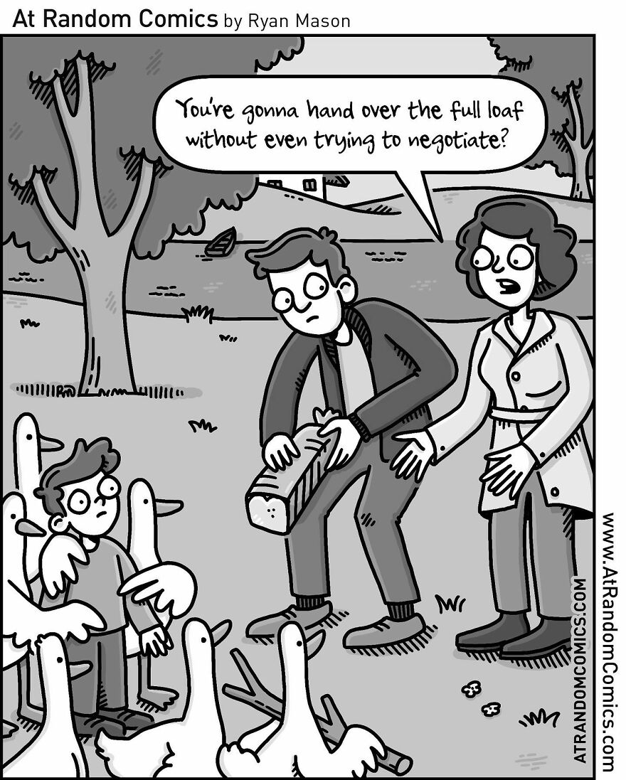 “At Random Comics”: 30 Witty Single-Panel Cartoons By This Artist (New Pics) “At Random Comics”: 30 Witty Single-Panel Cartoons By This Artist (New Pics)