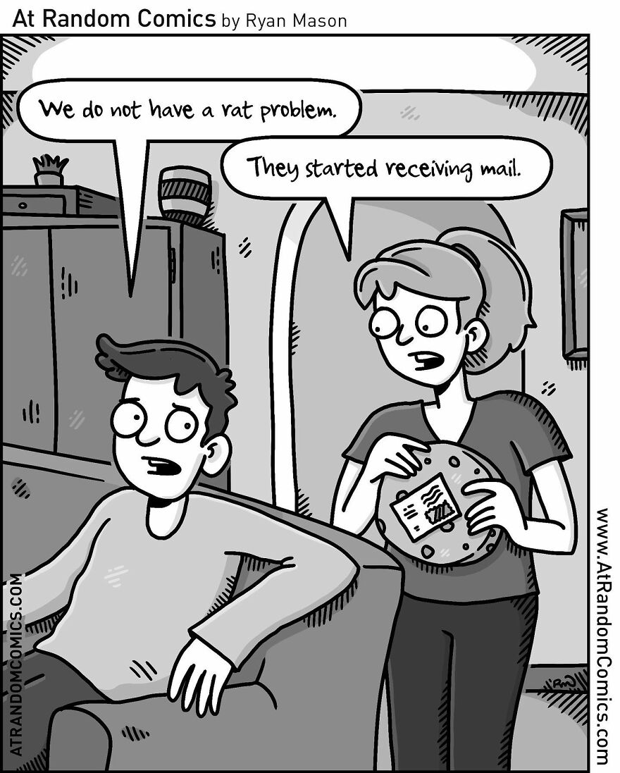 “At Random Comics”: 30 Witty Single-Panel Cartoons By This Artist (New Pics) “At Random Comics”: 30 Witty Single-Panel Cartoons By This Artist (New Pics)